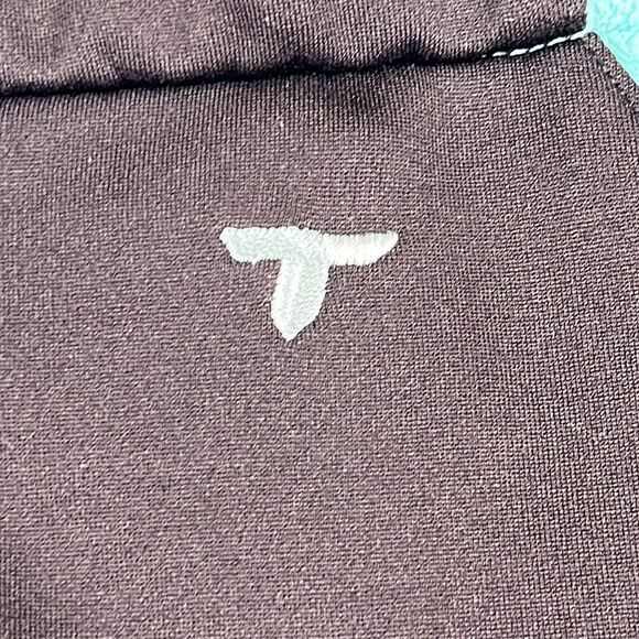 Columbia Titanium Fleece Jacket Full Zip Womens Size Medium Teal Brown Thumbhole - Picture 6 of 10